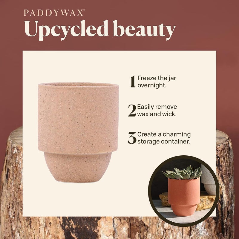 Paddywax National Parks Artisan Soy Wax Scented Candle Made in the USA  11-Ounce Textured Ceramic Jar  Yellowstone - Image 4